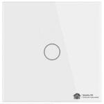 Smartly ME WiFi Smart Wall Light Switch White 1 Gang No Neutral Required