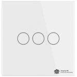 Smartly ME WiFi Smart Wall Light Switch White 3 Gang No Neutral Required